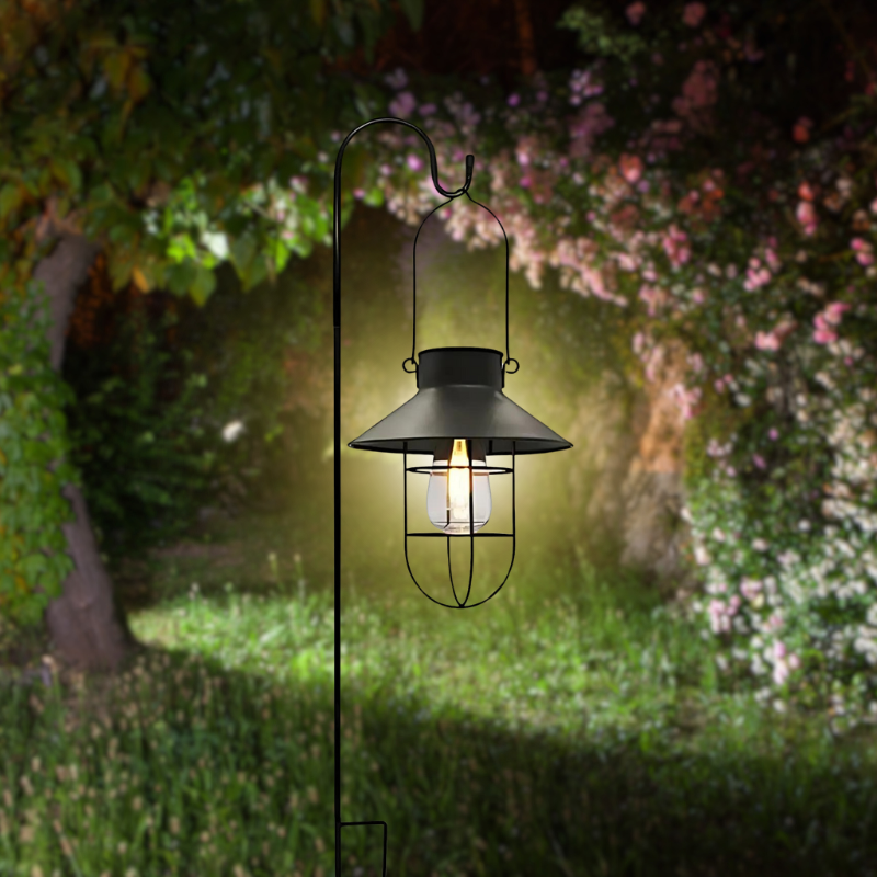 Solana | Lanterne Solaire De Jardin – Élégance Vintage & Éclairage Doux